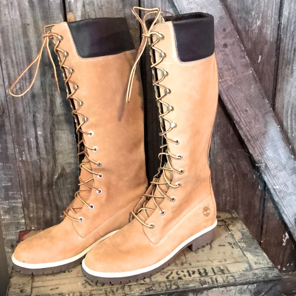 Timberland Shoes - Knee high timberland woman’s boots size 9m